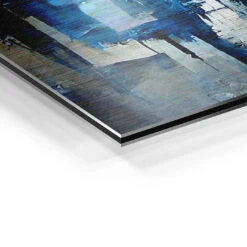 Orange Heart 20 Orange Heart -Artmind wandbild orange heart kunst kaufen bei artmind detail brushed