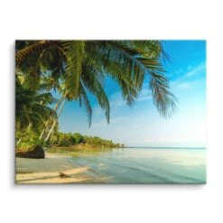 Palm Beach 16 Palm Beach -Artmind wandbild palmen strand und meer leinwand