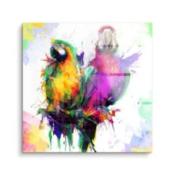 Papagei 15 Papagei -Artmind wandbild papagei colorful von artmind acryl