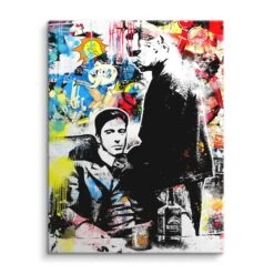 The GodFather 16 The GodFather -Artmind wandbild pate pop art leinwand