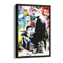 The GodFather 17 The GodFather -Artmind wandbild pate pop art schattenfugenrahmen