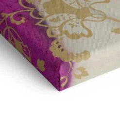 Brigitte Pink 21 Brigitte Pink -Artmind wandbild pink kunst kaufen bei artmind detail leinwand