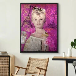 Brigitte Pink 17 Brigitte Pink -Artmind wandbild pink kunst kaufen bei artmind 1