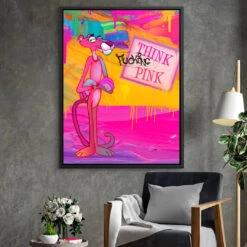 Think Pink 18 Think Pink -Artmind wandbild pink panther artwork artmind 17