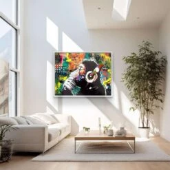 Keep Cool - Music 19 Keep Cool - Music -Artmind wandbild pop art affe artmind kunstwerk 3