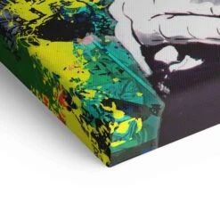 Keep Cool - Music 21 Keep Cool - Music -Artmind wandbild pop art affe detail leinwand