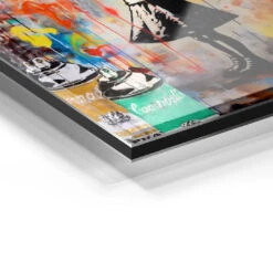 Flying Color 17 Flying Color -Artmind wandbild pop art banksy luftballon graffiti artmind detail acryl