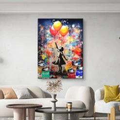 Flying Color 20 Flying Color -Artmind wandbild pop art banksy luftballon graffiti artmind 12 9e4485c6 0d4a 44f0 b00f e8f3502f1189