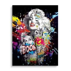 Boom 16 Boom -Artmind wandbild pop art boom marilyn monroe brushed