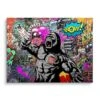 Gorilla 1 Gorilla -Artmind wandbild pop art gorilla brushed