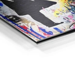 Keep Smiling 22 Keep Smiling -Artmind wandbild pop art keep smiling detail brushed