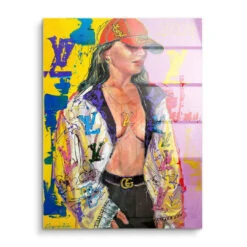 Colores 15 Colores -Artmind wandbild pop art luxury portrait artmind acryl