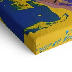 Colores 19 Colores -Artmind wandbild pop art luxury portrait artmind detail leinwand