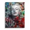 Marilyn Monroe - Graffiti 1 Marilyn Monroe - Graffiti -Artmind wandbild pop art marilyn monroe brushed