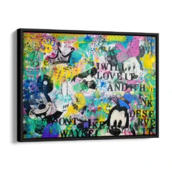 What I Want To Be 16 What I Want To Be -Artmind wandbild pop art mcikey goofy minnie maus artwork artmind