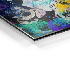 What I Want To Be 21 What I Want To Be -Artmind wandbild pop art mcikey goofy minnie maus artwork artmind detail brushed