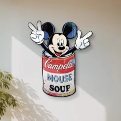 Mousepop Deluxe 10 Mousepop Deluxe -Artmind wandbild pop art mickey campbells soup artwork artmind 4
