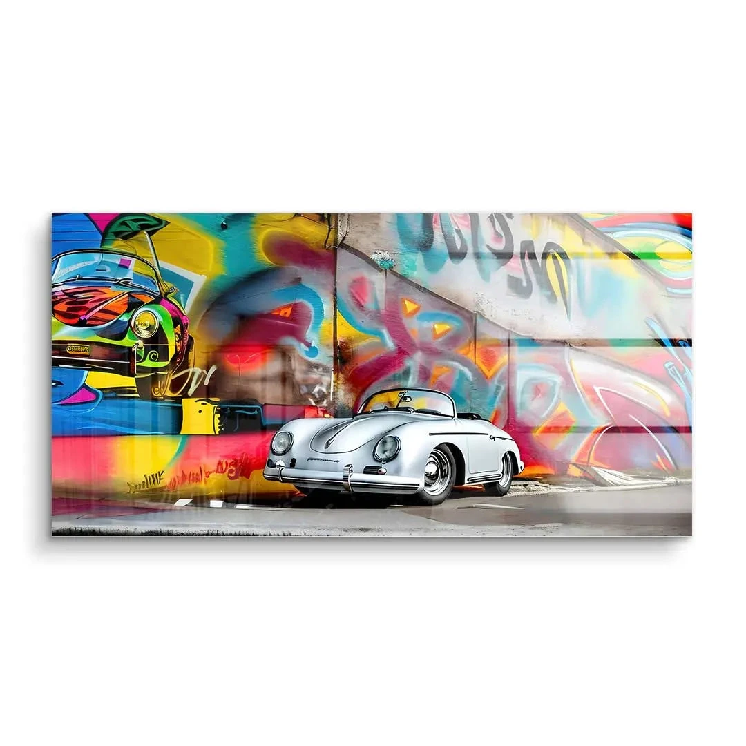 Wallis Graffiti Dreamcars Porsche 356 Cabrio 4 Wallis Graffiti Dreamcars Porsche 356 Cabrio – Bild 2