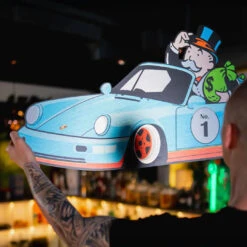 Qualifying 11 Qualifying -Artmind wandbild porsche monopoly freiform artmind