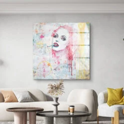 Smoking Red 18 Smoking Red -Artmind wandbild portait woman kunst kaufen bei artmind 6