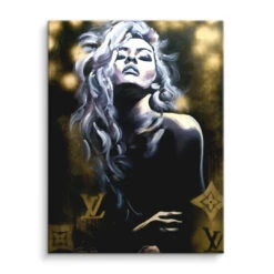 Sensual 15 Sensual -Artmind wandbild portrait gold silber artmind leinwand