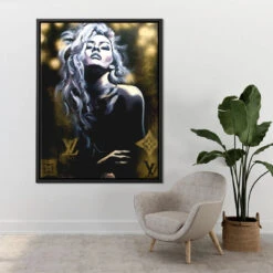 Sensual 18 Sensual -Artmind wandbild portrait gold silber artmind 14