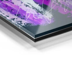 Purple Flow 5.0 19 Purple Flow 5.0 -Artmind wandbild purple flowers kunst kaufen bei artmind detail acryl