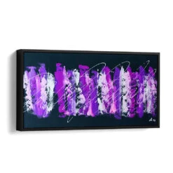 Purple Flow 5.0 16 Purple Flow 5.0 -Artmind wandbild purple flowers kunst kaufen bei artmind schattenfugenrahmen