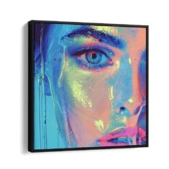 Chromatic 16 Chromatic -Artmind wandbild rain drop portrait leinwand artmind schattenfugenrahmen