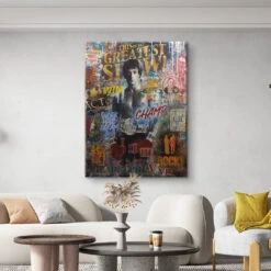 Rocky Champ -Artmind wandbild rocky artwork portrait 15