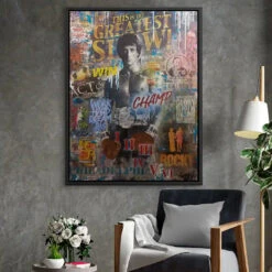 Rocky Champ -Artmind wandbild rocky artwork portrait 17