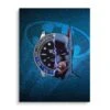 Batman 1 Batman -Artmind wandbild rolex uhr batman brushed