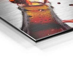 Coca Cola 22 Coca Cola -Artmind wandbild rolex uhr coca cola detail brushed