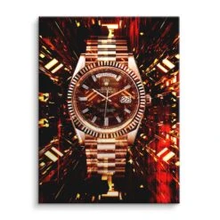 Day-Date 17 Day-Date -Artmind wandbild rolex uhr gold leinwand