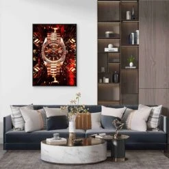 Day-Date 21 Day-Date -Artmind wandbild rolex uhr gold 15