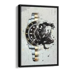 Venom 17 Venom -Artmind wandbild rolex uhr venom schattenfugenrahmen