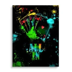 Artmind -Artmind wandbild royal flush brushed