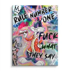 Rule One 15 Rule One -Artmind wandbild rule one kunst kaufen bei artmind leinwand