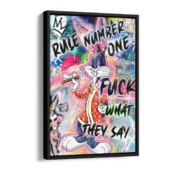 Rule One 16 Rule One -Artmind wandbild rule one kunst kaufen bei artmind schattenfugenrahmen