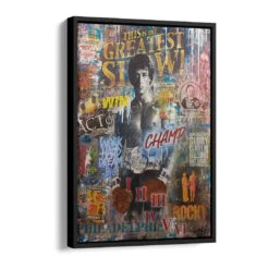 Rocky Champ -Artmind wandbild schattenfugenrahmen