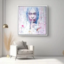 Silent Feelings 17 Silent Feelings -Artmind wandbild shhh kunst kaufen bei artmind 2