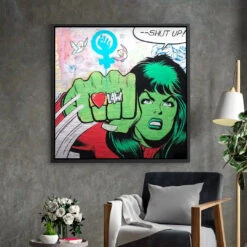 Shut Up 17 Shut Up -Artmind wandbild shut up kunst kaufen bei artmind 1