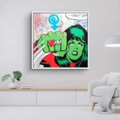 Shut Up 18 Shut Up -Artmind wandbild shut up kunst kaufen bei artmind 5