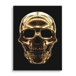 Heagol 16 Heagol -Artmind wandbild skull gold artmind wall art bild leinwand