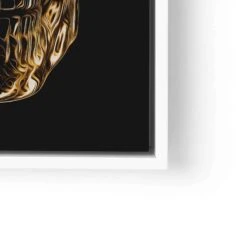 Heagol 25 Heagol -Artmind wandbild skull gold artmind wall art bild lwrw