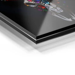 Diamond Skull II 19 Diamond Skull II -Artmind wandbild skull ll kunst kaufen bei artmind detail acryl