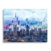 Trade It Up 2 Trade It Up -Artmind wandbild skyline frankfurt trading brushed