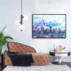 Trade It Up 19 Trade It Up -Artmind wandbild skyline frankfurt trading 19