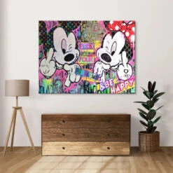 Smile Happy -Artmind wandbild smile happy kunst kaufen bei artmind 3