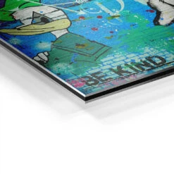 Let Them 21 Let Them -Artmind wandbild snoopy pop art kusntwerk artmind detail brushed